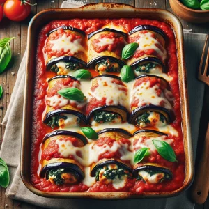 Gluten-Free Mediterranean Eggplant Rolls