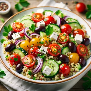 Gluten-Free Mediterranean Quinoa Salad