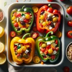 Gluten-Free Mediterranean Stuffed Bell Peppers