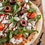 Quick and Flavorful Mediterranean Flatbread Pizza